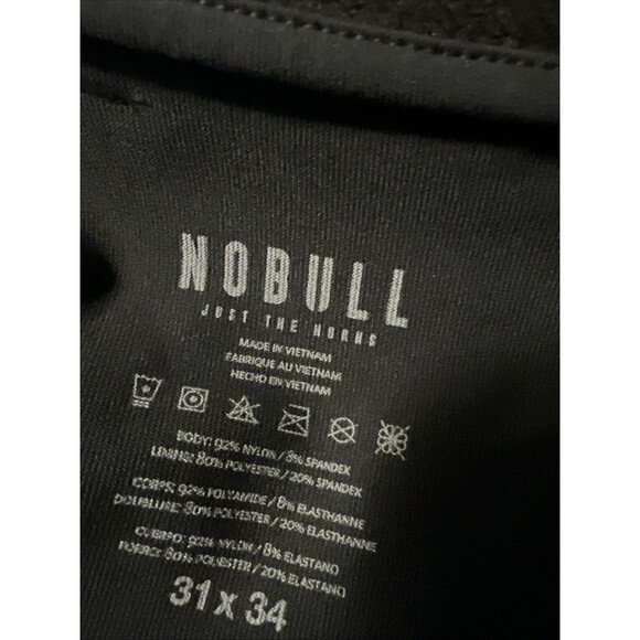 31x34 NoBull Performance Golf Pants Mens Black Chino Casual Comfort Outdoor - Picture 6 of 6